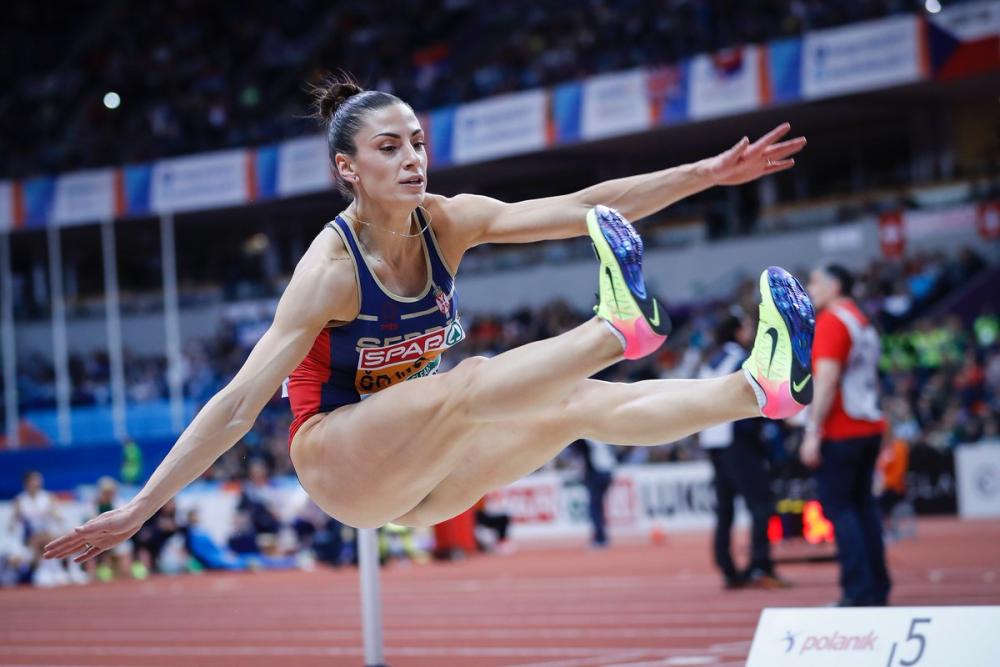 News Ivana Spanovic Soars In Long Jump In Front Of Home