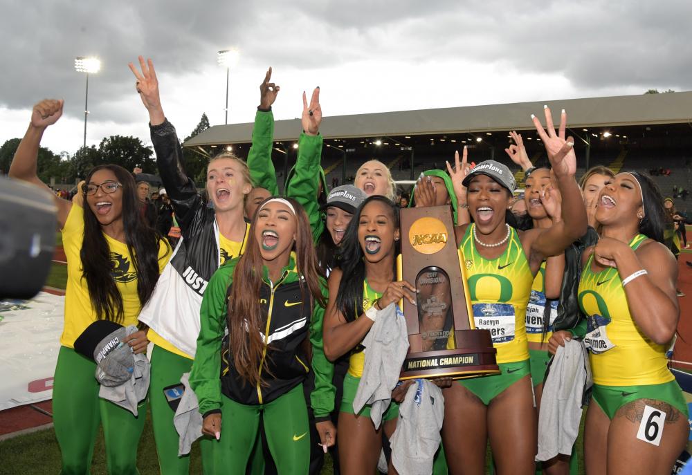 News Record Run In 4x400 Relay Leads Oregon To